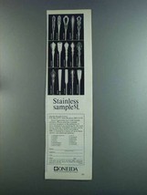 1982 Oneida Stainless Ad - Antares Dover Fantasy Motif - $18.49