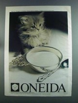 1982 Oneida Porringer and Fantasy Spoon Ad - $18.49