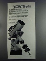 1982 Questar 12 Telescope Ad - $18.49