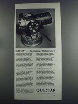 1982 Questar Telescopes Ad - Can Take It - $18.49