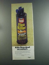 1982 Raid Flea Killer Ad - Kills On Contact - $18.49