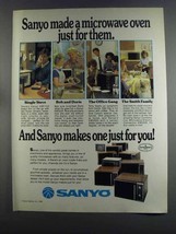 1982 Sanyo EM1100 EM3520 EM3320 EM5400 Microwave Ad - $18.49