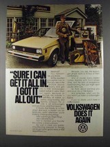 1980 Volkswagen Rabbit Ad - Sure I Can Get it All In - £14.44 GBP