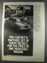 1980 Volvo 4-Door GL Diesel Sedan and Wagon Ad - $18.49