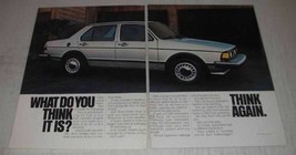 1980 Volkswagen Jetta Car Ad - What Do You think It Is? - £14.86 GBP