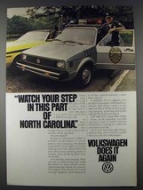 1980 Volkswagen Rabbit Ad - Watch Your Step - £14.44 GBP