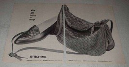 1981 2-page Bottega Veneta Shoes and Handbags Ad - Initials - £14.77 GBP