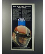1981 Arai X-75 Challenger Helmet Ad - Safety - £14.78 GBP