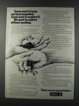1981 ARCO Oil Ad - Explore Without Spoiling - $18.49