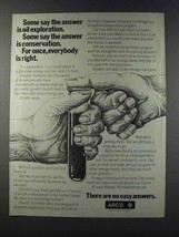 1981 ARCO Oil Ad - Everybody is Right - $18.49