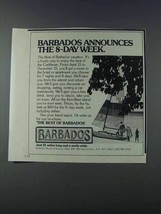 1981 Barbados Tourism Ad - The 8-Day Week - $18.49