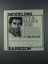 1981 Barbizon for Men Ad - Modeling It&#39;s a Man&#39;s Job - £14.72 GBP