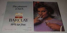 1981 Barclay Cigarettes Ad - £14.77 GBP