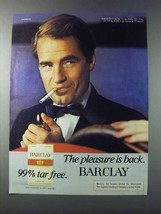 1981 Barclay Cigarettes Ad - The Pleasure - $18.49