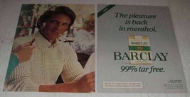 1981 Barclay Menthol Cigarettes Ad - The Pleasure - £14.78 GBP