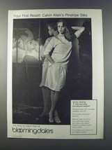 1981 Bloomingdale&#39;s Ad - Calvin Klein Tunic, Skirt - $18.49