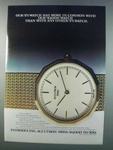 1981 Bulova Accutron Watches Ad - More in Common - £14.61 GBP