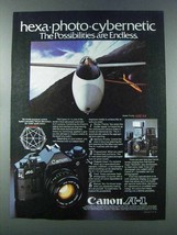1981 Canon A-1 Camera Ad - £14.78 GBP
