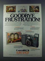 1981 Canon AF35M Sure Shot Camera Ad - Frustration - $18.49