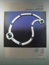 1981 Cartier Necklace Ad - Jewelers to The World - £14.45 GBP