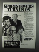 1981 CBS Radio Ad - Curt Gowdy, Win Elliot, Jim Kelly - £14.54 GBP