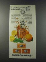 1981 Celestial Seasonings Iced Delight Herb Tea Ad - New Idea - $18.49