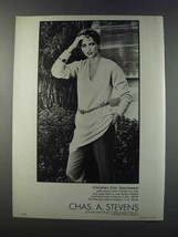 1981 Chas. A. Stevens Christian Dior Sportswear Ad - £14.74 GBP