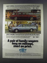1981 Chevrolet Impala Diesel Wagon and Malibu Wagon Ad - £14.53 GBP
