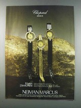 1981 Chopard Happy Diamonds Watches Ad - £14.78 GBP