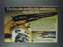 1981 Connecticut Valley Arms Black Powder Revolvers Ad - $18.49
