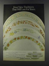 1981 Corelle Traditions Livingware Ad - Four Traditions - £14.48 GBP