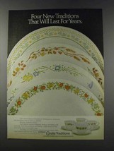 1981 Corelle Traditions Livingware Ad - Four Traditions - £13.80 GBP