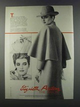1981 Elizabeth Arden Andre Laug Cape-collared Coat Ad - £14.60 GBP