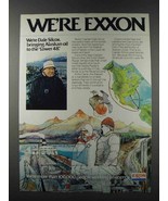 1981 Exxon Oil Ad - Dale Silcox Bringing Alaskan Oil - £14.78 GBP
