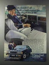 1981 Ford Granada Ad - High Regard for Decencies - $18.49