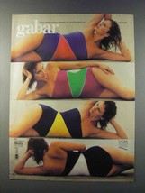 1981 Gabar Swimsuits Ad - Nothing Between You and World - £14.54 GBP