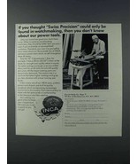 1981 Garrett Wade INCA Power Tools Ad - Swiss Precision - £14.78 GBP