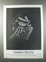 1981 Giorgio Armani Women&#39;s Fashion Ad - NICE - £14.48 GBP