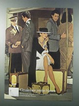 1981 Hanes Pantyhose Ad - Gentlemen Prefer Hanes - $18.49