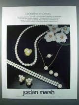 1981 Jordan Marsh Omni Honora Pearl Jewelry Ad - £14.78 GBP