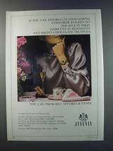 1981 Juvenia Watches Ad - You Can Afford Galanos Gowns - £14.57 GBP