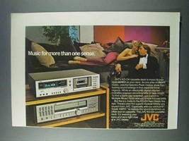 1981 JVC KD-D4 Cassette Deck Ad - More Than One Sense - $18.49