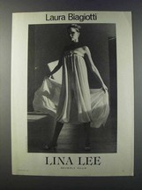 1981 Lina Lee Laura Biagiotti Fashion Ad - $18.49