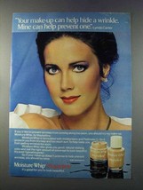 1981 Maybelline Moisture Whip Makeup Ad - Lynda Carter - Hide - £14.56 GBP