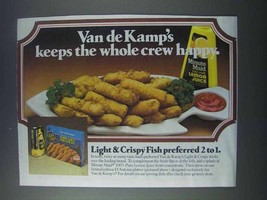 1981 Minute Maid Lemon Juice &amp; Van de Kamp&#39;s Fish Ad - £14.78 GBP