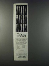 1981 Oneida Stainless Flatware Ad - Act I, Dover - $18.49