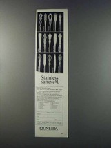 1981 Oneida Stainless Flatware Ad - Fantasy, Polonaise - $18.49