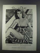 1981 Oscar de La Renta Maillot Swimsuit Ad - £14.78 GBP