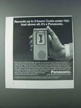 1981 Panasonic RN-001 Microcassette Recorder Ad - $18.49