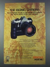 1981 Pentax ME Super Ad - The Bionic Camera - £14.65 GBP